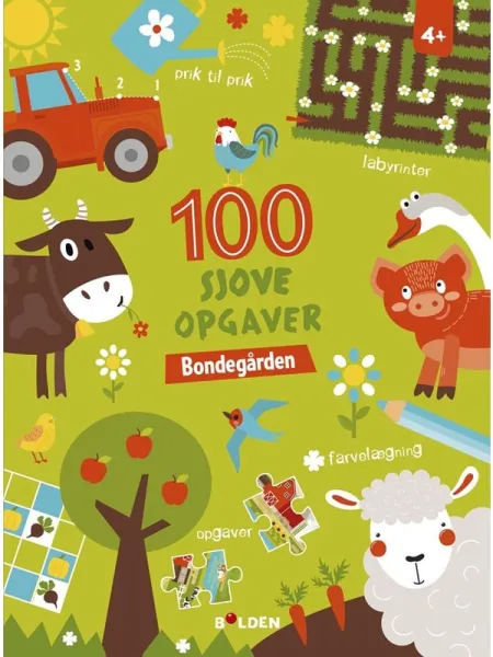 100 tareas divertidas: La granja (a partir de 4 años) - Hobby - Libro de bolsillo