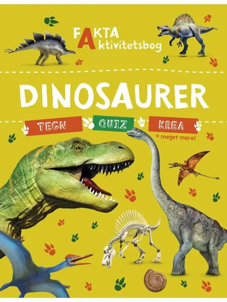 Libro de actividades de hechos: Dinosaurios - Libro infantil - Cuadernillo