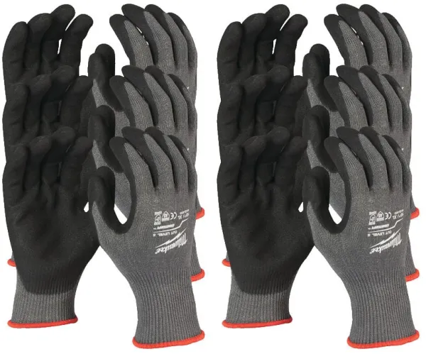 Guantes Milwaukee Cat. 5 XXL/11 I 12 pares