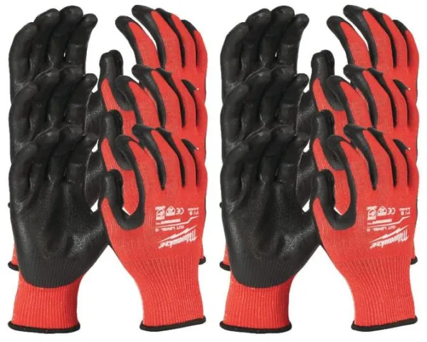 Guantes Milwaukee Cat. 3 XXL/11 | 12 pares