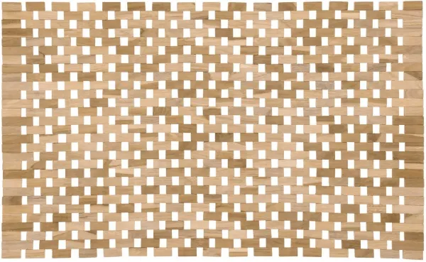 Azuray, Alfombra de baño, natural, H40x60x1 cm