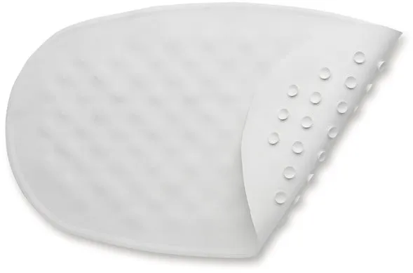 BabyDan Alfombrilla de baño 42x25 cm, blanca