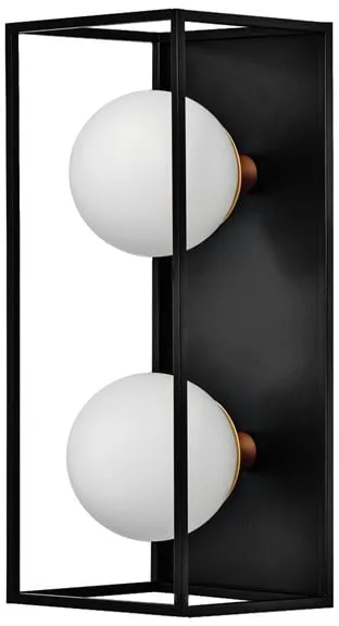 LEDVANCE DECOR Square 2XG9 IP44 350mm negro