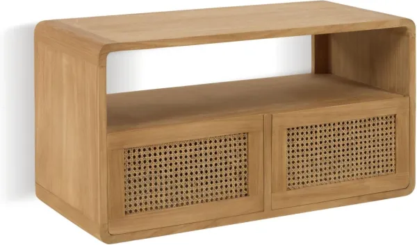 Sabiela, Armario de baño, natural, madera maciza