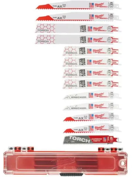 Juego de hojas de sierra de sable Milwaukee + TCT 13P
