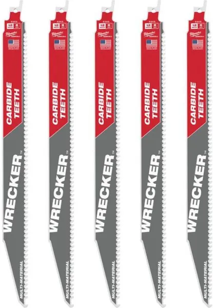 Milwaukee Hoja de sierra sable TCT WRE 300/6T 5P