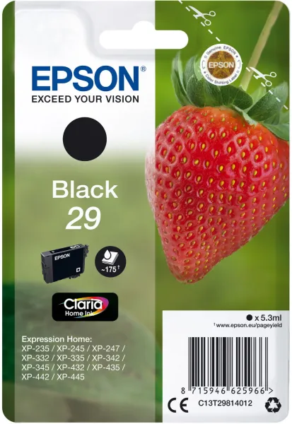 Cartucho de tinta negro Epson 29