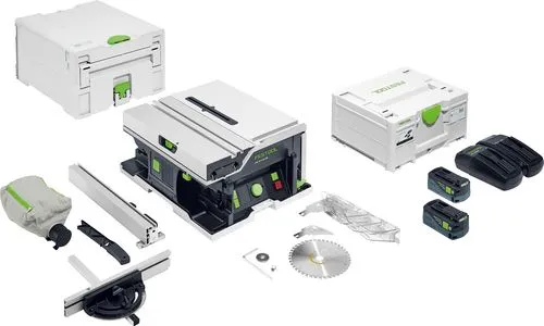 Sierra de mesa a batería Festool CSC SYS 50 EBI-Plus