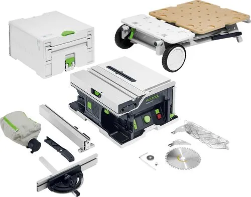 Sierra de mesa a batería Festool CSC SYS 50 EBI-Basic-Set
