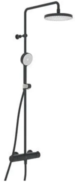 Oras Nova Rain Sistema de ducha, negro mate