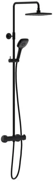Sistema de ducha Damixa Pine, negro mate