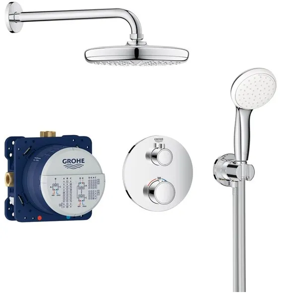 Grohe Grohtherm conjunto de ducha con Tempesta 210, cromo