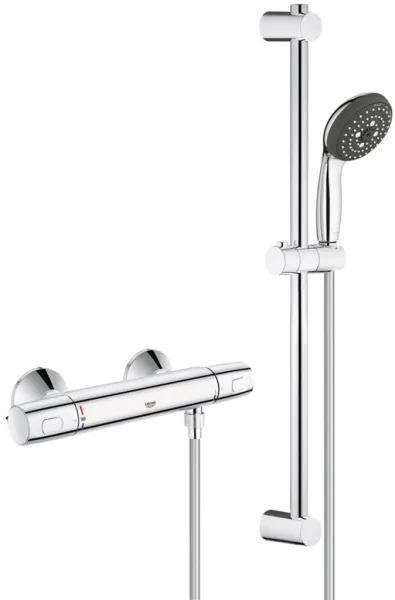 Grohe Precision Trend conjunto de ducha con grifo termostático, cromo