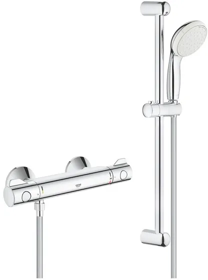 Grohe Tempesta II conjunto de ducha incl. grifo de ducha Grohtherm 800, cromo