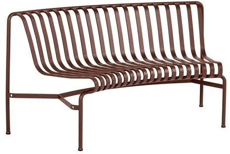 HAY Palissade Park Dining Banco IN 1 ud. Incl. Juego de montaje No independiente Iron Red