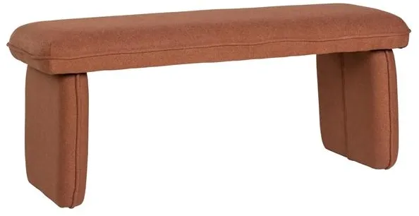 Hübsch Mellow Banco Marrón Rojizo