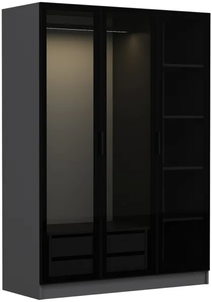 FUNZI LIVING Antracita Negro - 2271 Armario