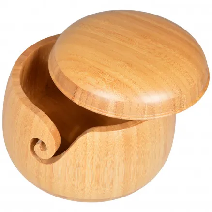 Infinity Hearts Cuenco de Hilo de Bambú Natural 16x11cm