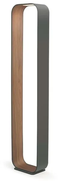 Lámpara de pie Pablo Contour Grafito/Nogal