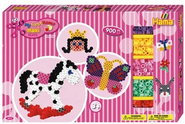 HAMA Maxi Caja de regalo Caballo Balancín y Mariposa