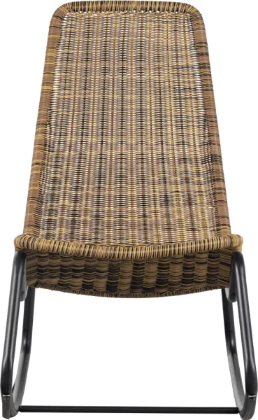 Tom, Silla mecedora de exterior, natural