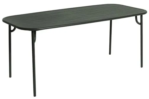 Petite Friture WEEK-END Mesa rectangular Verde vidrio