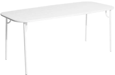 Petite Friture WEEK-END Mesa Rectangular Blanca