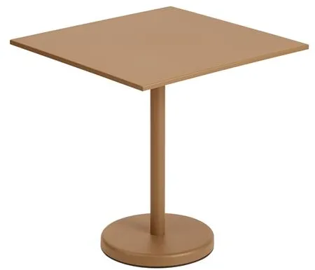 Muuto Linear Steel Mesa de Café de Exterior Naranja Quemado 70 X 70 cm