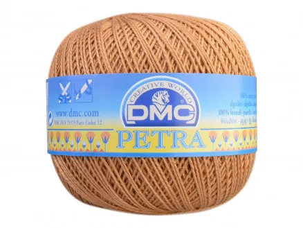 DMC Petra nº 5 Hilo de ganchillo Unicolor 5436 Caramelo