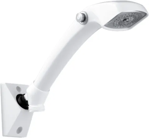 Damixa Perle Spray Ducha de mano con parada, blanca