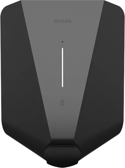 Caja de carga Easee LITE 11 kW con medidor de kWh, Tipo 2, WiFi y 4G, Negro