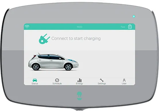 Caja de carga Wallbox Commander 2 con Wi-Fi, 22 kW, 5 metros, Tipo 2, blanca