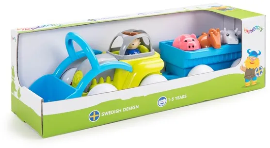 Viking Toys Tractor con remolque