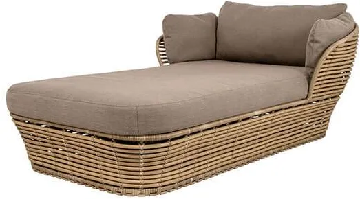 Cane-Line Basket daybed - Marco natural incl. cojín
