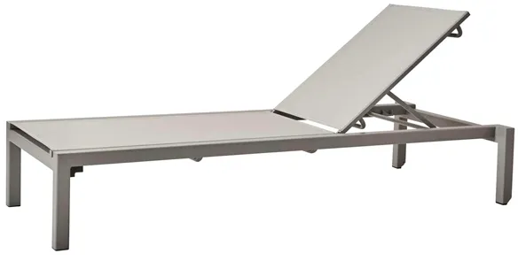 Cane-Line Relax tumbona - gris claro