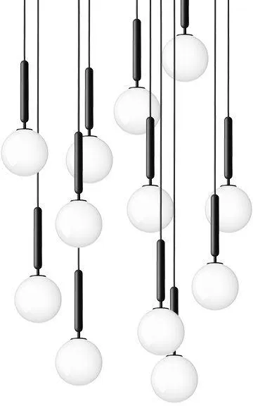 Nuura Miira 13 Candelabro Opal Blanco Pequeño
