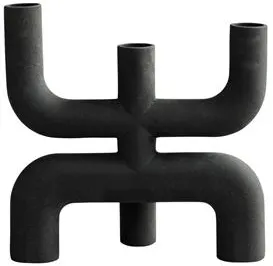 101 Copenhagen Cobra Candelabro Negro