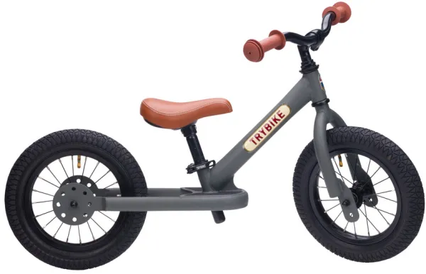 Bicicleta de equilibrio, 2 ruedas, gris antracita