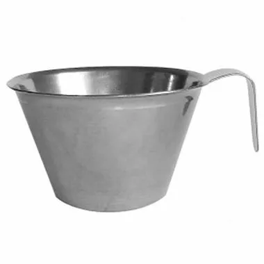 Taza medidora, acero inoxidable, 1 dl