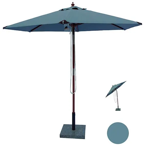 Sombrilla Ginebra - 2,5 metros - gris