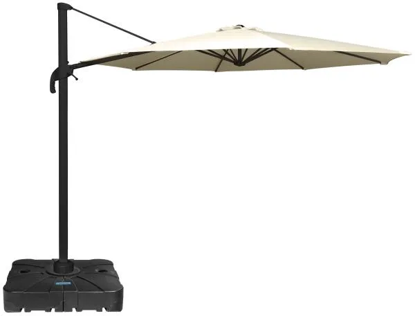 Sombrilla Roma con rotación beige 3m