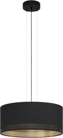 Lámpara colgante EGLO ESTEPERRA negra