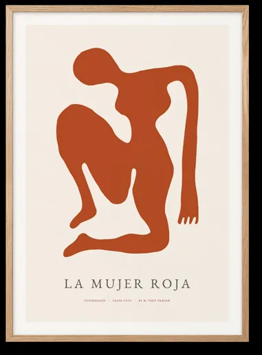 Peléton Red Woman 70x100 Póster