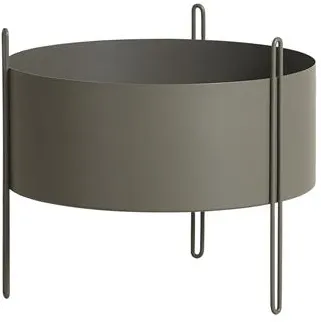 Woud Pidestall Maceta Mediana Taupe