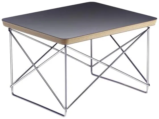 Vitra Occasional LTR Mesita de noche Negra/Cromo