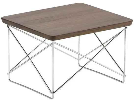 Vitra Occasional LTR Mesita de noche Nogal/Cromo