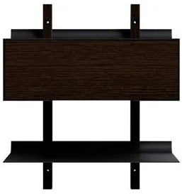 Eva Solo Smile Mesita de noche con estante Roble ahumado/Negro