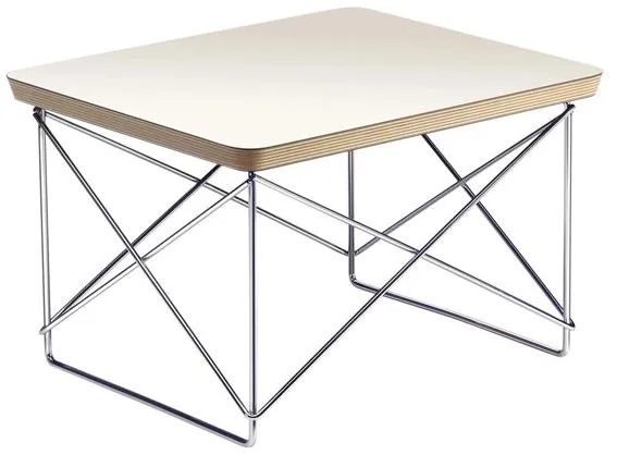 Vitra Occasional LTR Mesita de noche Blanco/Cromo