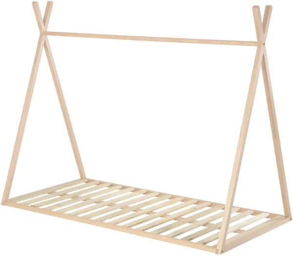 LAFORMA Maralis cama tipi - fresno natural (90x190)