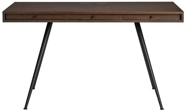 NORR11 JFK Escritorio de Chapa de Fresno Ahumado Oscuro